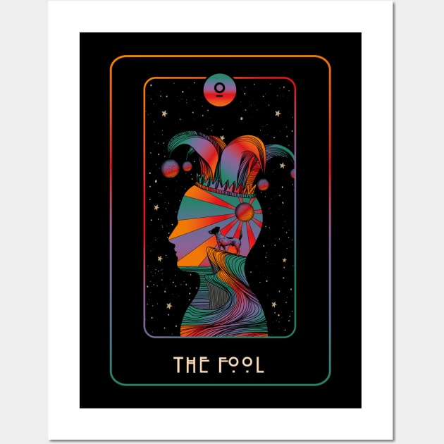 Tarot - The Fool Wall Art by Inktally